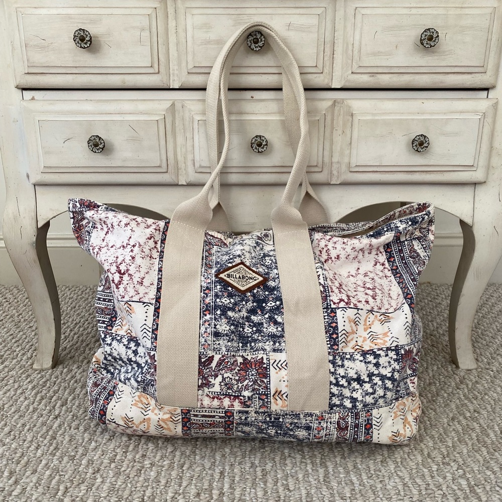 Billabong Patchwork Tote Bag
